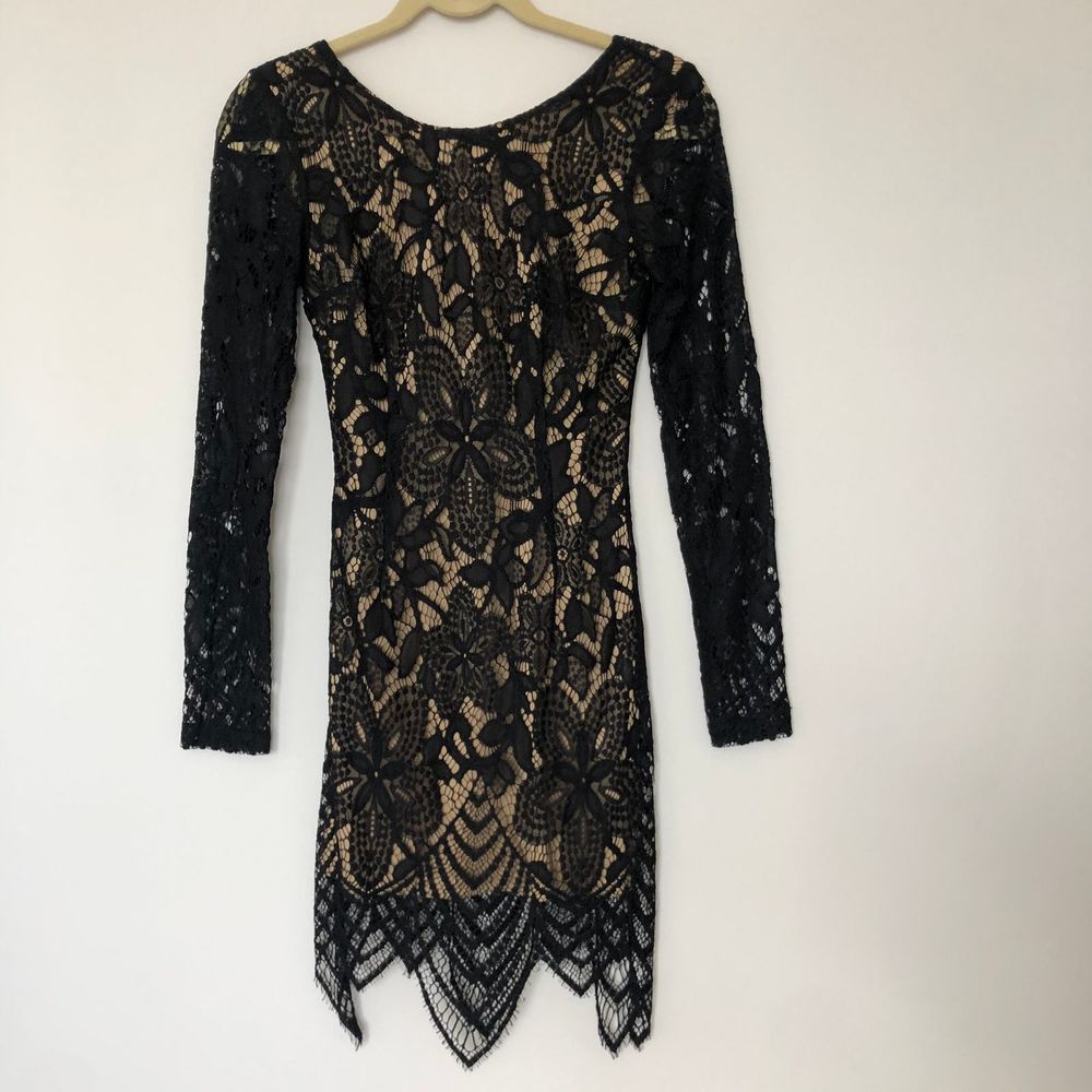 The Vintage Shop Black Lace U-Line Back